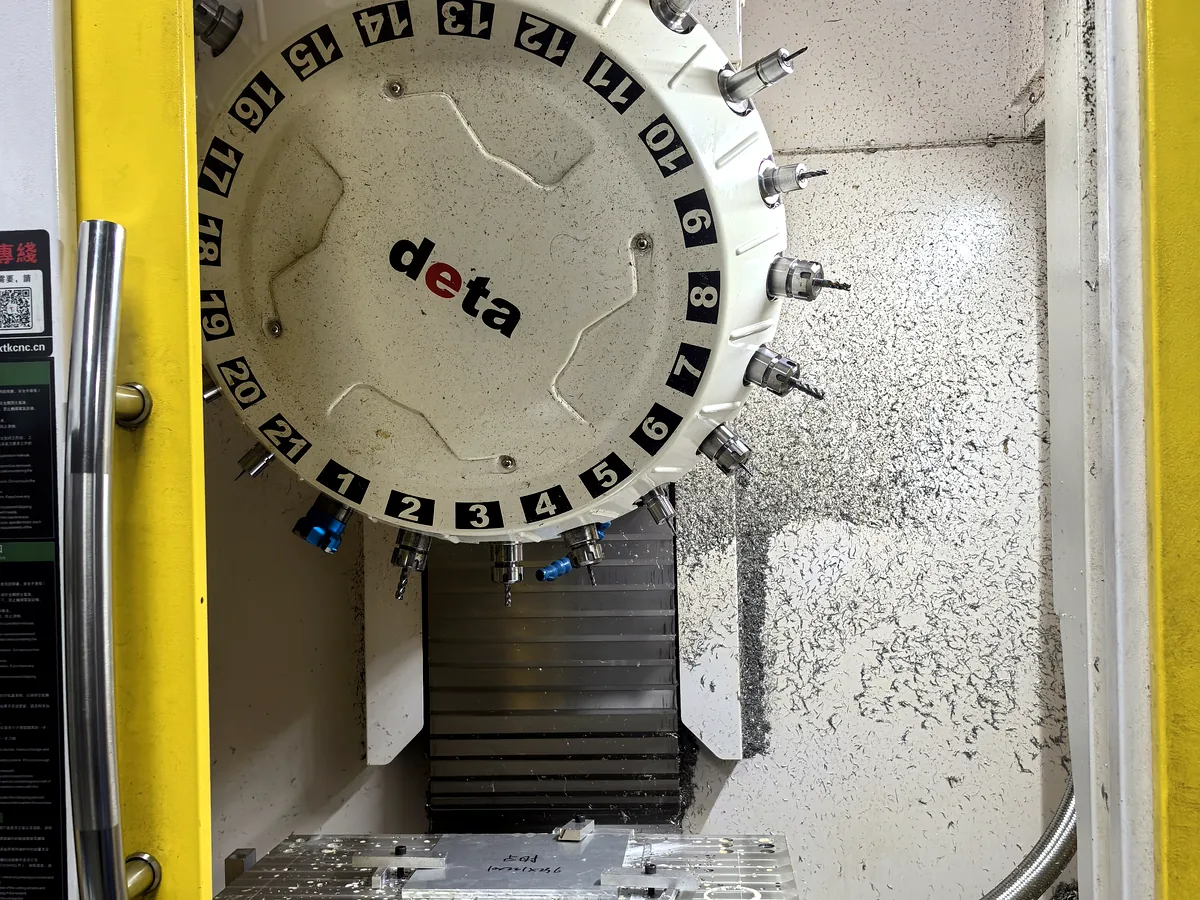 CNC machining center inside the One Part CNC factory